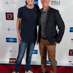 With writer  Director Aaron Kamp at The Artifact premiere in Perth
