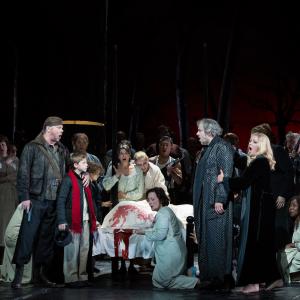 Metropolitan Opera 2014 production of Verdis Macbeth featured role of Fleance son of Banquo