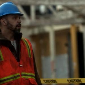 Kevin as the demolition Lead Guy on TOUCH, episode: 