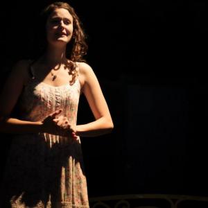 Theatrical production of Shadows at the Sanford at Dog Story Theater Mariea Luisa Macavei as Elizabeth Callaway principal