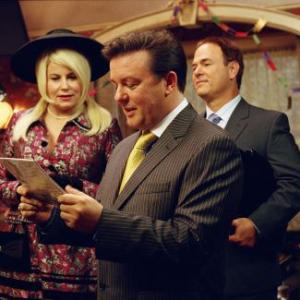 Still of Jennifer Coolidge Ricky Gervais and Larry Miller in For Your Consideration 2006