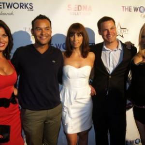 Vera Nova Jason Avalos Yvonne Kolle Jared Safier and Mindy Robinson at The World Network Web Launch