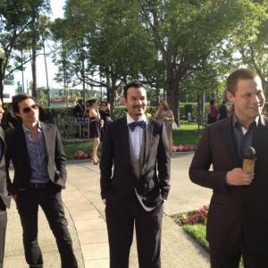 Tyler Rousseau Mateo Vergara Jason Avalos and Jared Safier at the eWorld Music Awards at Paramount Studios