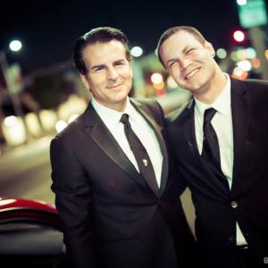 Vincent De Paul and Jared Safier after the 2015 Daytime Emmy Awards