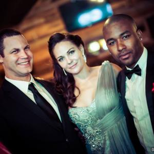 Jared Safier Jade Harlow and Derrell Whitt after the 2015 Daytime Emmy Awards