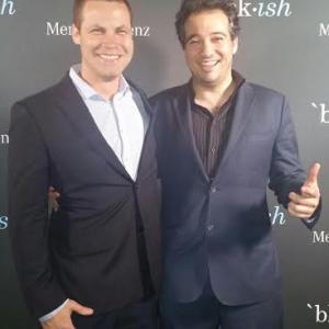 Jared Safier and Alex Shekarchian at the Blackish Season 1 Wrap Party