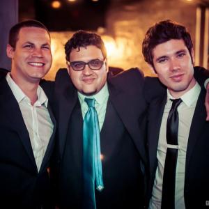 Jared Safier Gregori Martin and Kristos Andrews at the Safier Entertainment  LANY Entertainment Industry Mixer