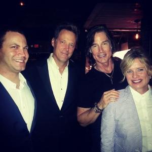 Jared Safier Matthew Ashford Ronn Moss and Mary Beth Evans at The Bay Fan Event