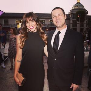 Tara Leigh Talkington and Jared Safier at the Television Academy Emmy Reception
