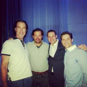 Ronn Moss Paulo Benedeti Jared Safier and Scott Bailey at The Bay Chapter 12 Private Screening