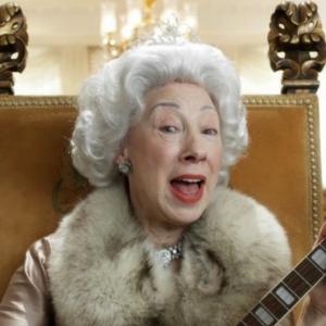 Judy Durning as Queen Lizzie in Take 180.com's 