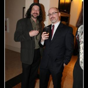 With Publicist Noah Fleisher at Chef Kent Rathbuns Taste of the NFL Kickoff party 2011
