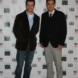James Inez and Jonathan Lebillon at the GI Film Fest.