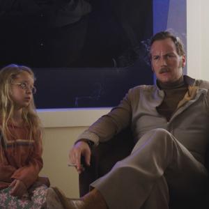 Set still Kylie Rogers and Patrick Wilson in Space Station 76