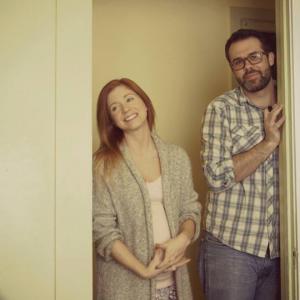 Vanessa Loyal with 'No Place to Fall' Director Billy Hanson