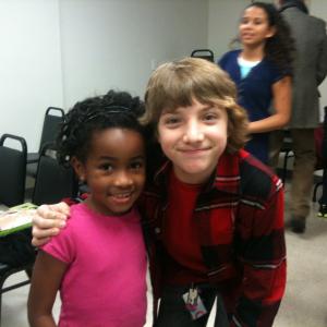 Layla with Jake Short at Actorsite (2012).
