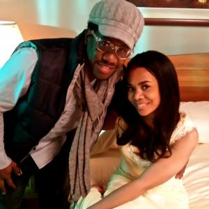 ON SET WITH REGINA KING SHE IS THE BEST...