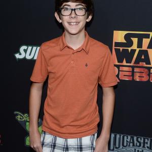 Augie Isaac at event of Star Wars Rebels (2014)