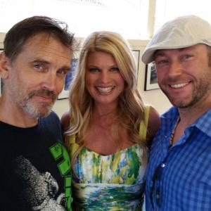 lunch in LA with Bill Moseley April Bogenschutz talking about our next project postdark roads 79