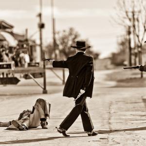 Wyatt Earp  gunfight Allen Street Tombstone Arizona