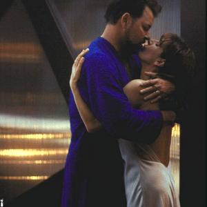 Still of Jonathan Frakes and Marina Sirtis in Star Trek Nemesis 2002