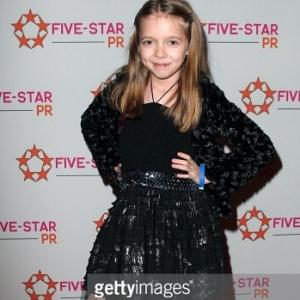 Hannah at a red carpet event