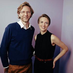 Alex Holdridge and Linnea Saasen at Toronto International Film Festival with the film 