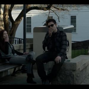 Emily (Danielle Guldin) & Jackson (Jesse Dufault) in Almost Mercy.
