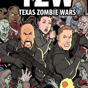 Texas Zombie Wars Black Team Comic