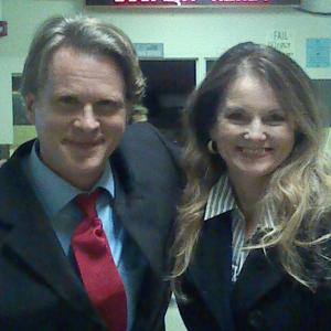 With Cary Elwes...so enjoyed his graciousness on set of H8RS. I played Angela Johnson