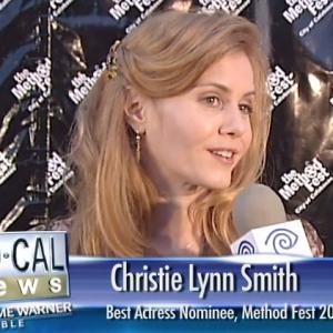 Christie Lynn Smith at the Method Fest 2007 she was nominated for Best Actress for her role as Rae in the film Grace