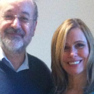 George Chiesa and script consultant Jen Grisanti, at Birkberk, London
