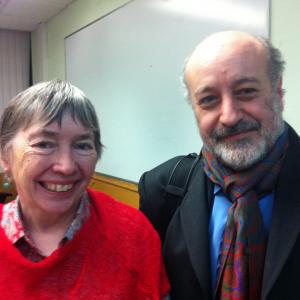 ber script consultant Linda Segers and George Chiesa at University of Westminster London UK 2013