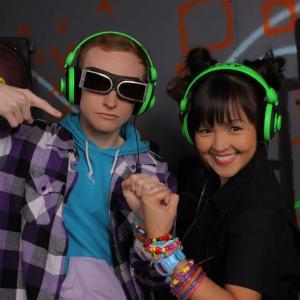 My character Dubstep with Tania Gunadi as Techno my partner in crime on the hit YouTube channel MyMusicShow