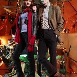 Matt Smith and Karen Gillan in Doctor Who 2005