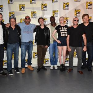 Benicio Del Toro, Djimon Hounsou, James Gunn, Chris Pratt, Michael Rooker, Zoe Saldana, Dave Bautista, Lee Pace and Karen Gillan