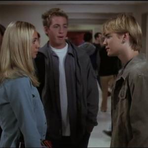 Still of Kaley Cuoco David Gallagher and Dwight Ketchum in 7th Heaven 1996