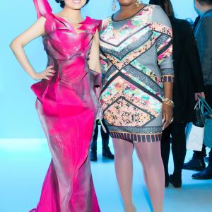Ha Phuong& Tarralyn Ramsey at NY Fashion week 2015. www.haphuongworld.com www.haphuong.global haphuongfanpage
