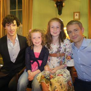 Sherlock with Sister Ilana Martin Freeman  Benedict Cumberbatch