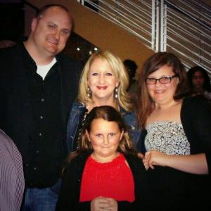 Director Jeffrey Parker and his family at the River City Film Festival in Decatur Al 2014