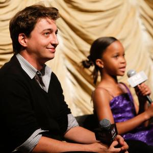 Benh Zeitlin and Quvenzhané Wallis at event of Beasts of the Southern Wild (2012)