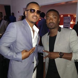 Tobyus and Ray J supporting Myx Fusions