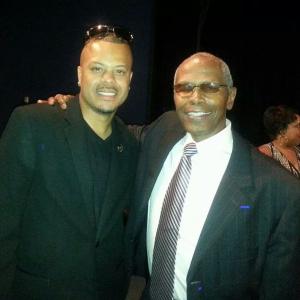 Tobyus and Ernest Thomas after the show