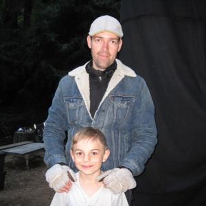With Michael Polish on location in Big Sur