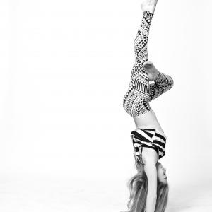 Figure Four Hand Stand