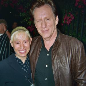Andrea Calabrese with James Woods; 