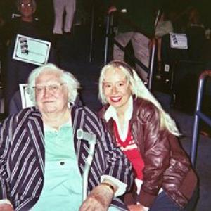 Ken Russell  His Wife to his right at the Egyptian in Hollywood CA