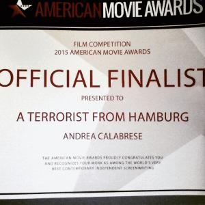 Winner Best Screenplay Finalist 2015 awarded by httpAmericanMovieAwardscom