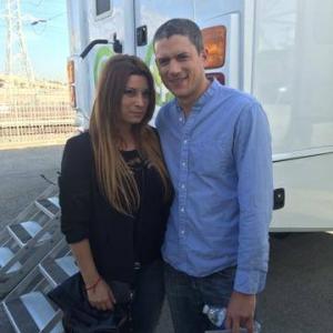 Wentworth Miller and Executive Producer/Casting Director Sarah-May Levy.