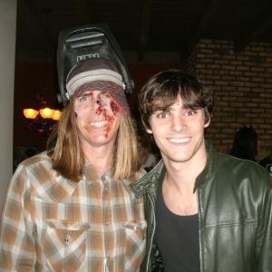 Halloween party at Cleve Monster Man Halls houseWith RJ Mitte